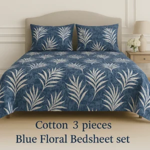 Blue Floral Cotton