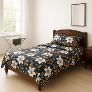 Single brown floral