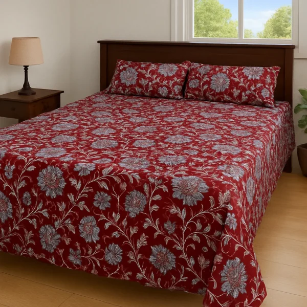 Red floral