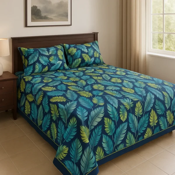 Cotton Blue Floral