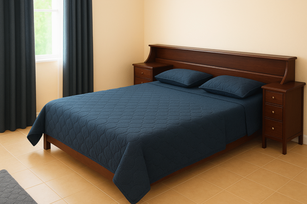 Dark Gray Cotton Comforter