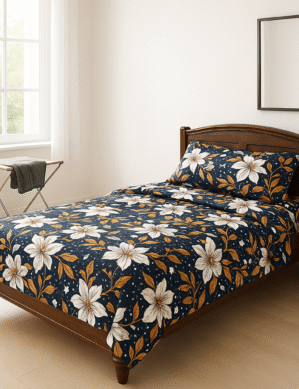 Single Cotton Bed Sheet Pair