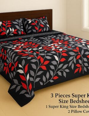 Black Floral Crystal